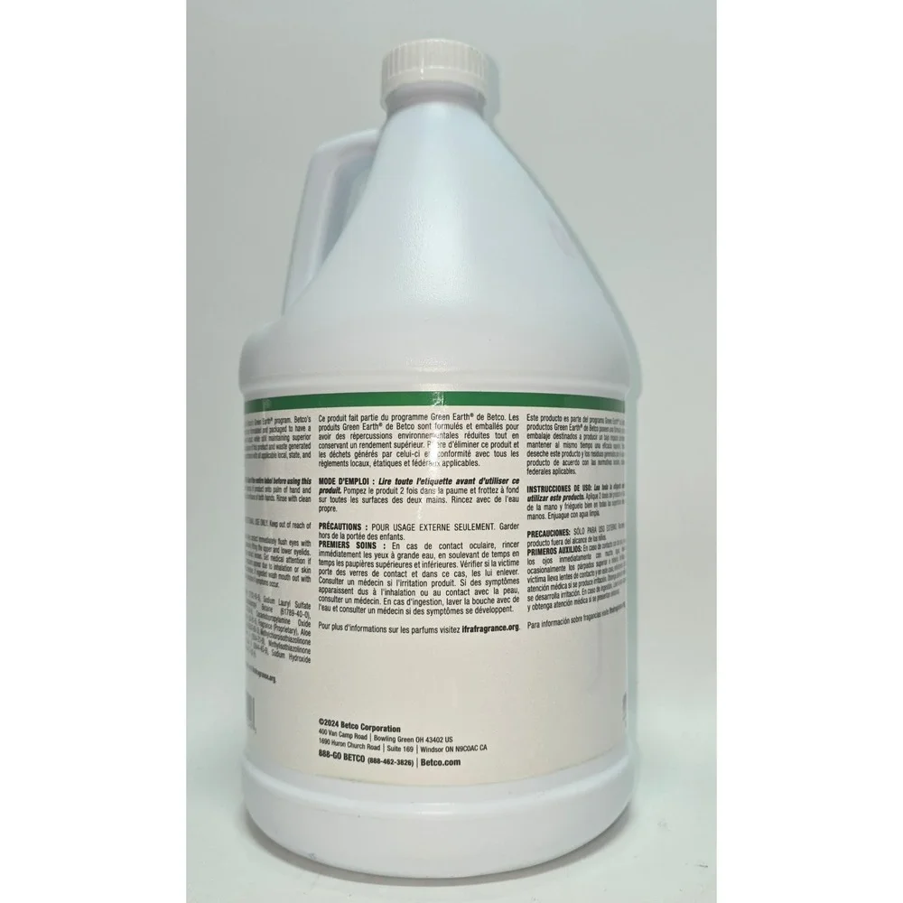 3 Pack Betco Green Earth Foaming Skin Cleanser 781 1 Gallon Hand Soap Bulk